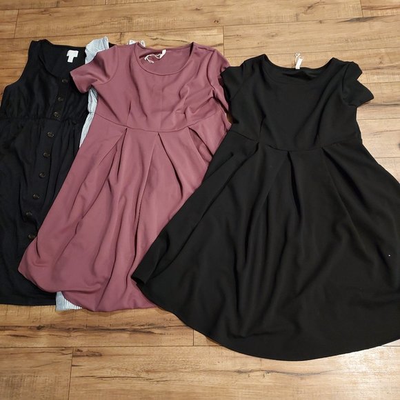 One Lot - Size XL Maternity Dresses and Tops - PINKBLUSH AND Aglow - Picture 3 of 6